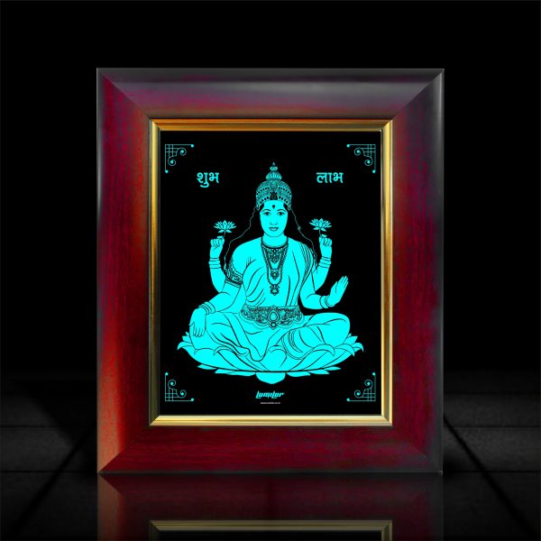Goddess Lakshmi Frame l LumiLor Sprayable Light l Lakshmi Photo Frame